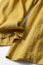 Leona | High Waist Linen Blend Trousers