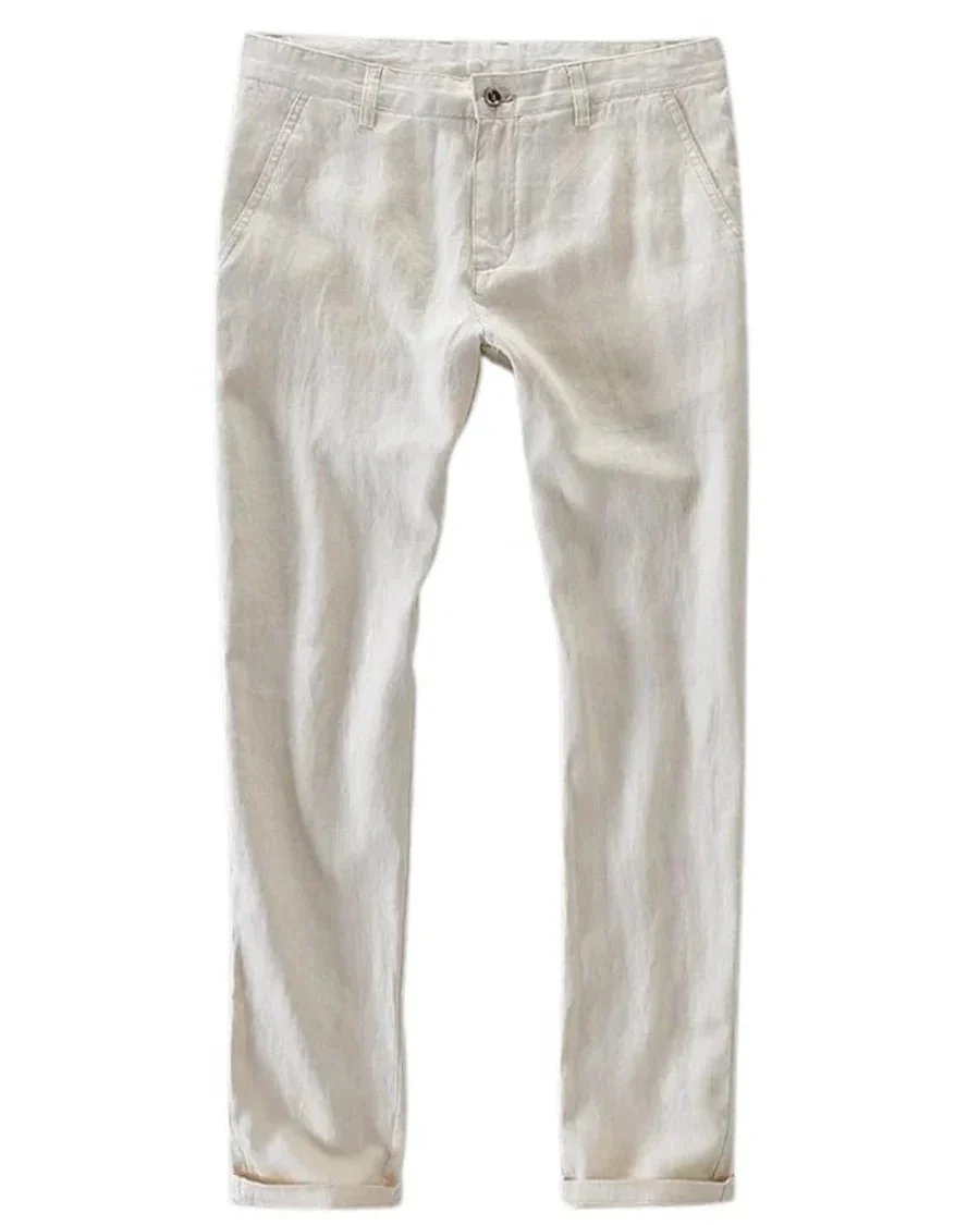 Renée | Straight Leg Linen Trousers