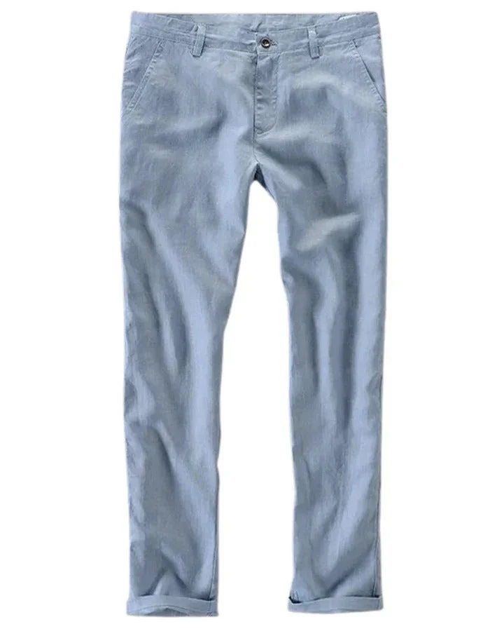 Renée | Straight Leg Linen Trousers