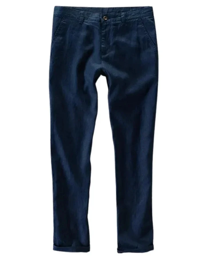Renée | Straight Leg Linen Trousers