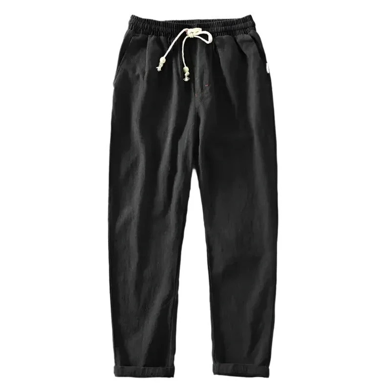 Josephine | Linen Drawstring Trousers