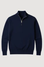 Cyriaque | 100% Cotton Half Zip Knit