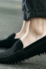 Vincent | Stitched Suede Slip-On Loafers