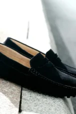 Vincent | Stitched Suede Slip-On Loafers