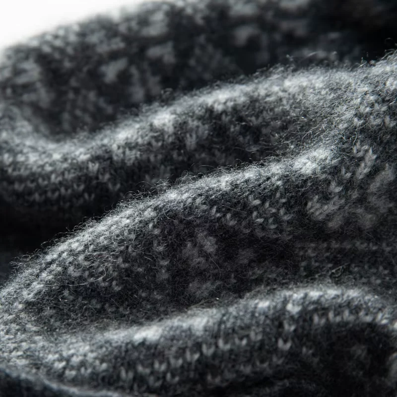 Fair Isle Cashmere Beanie, Folded Cuff