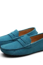 Vincent | Stitched Suede Slip-On Loafers