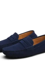 Vincent | Stitched Suede Slip-On Loafers
