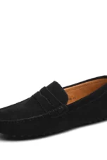 Vincent | Stitched Suede Slip-On Loafers