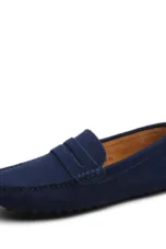 Vincent | Stitched Suede Slip-On Loafers