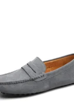Vincent | Stitched Suede Slip-On Loafers