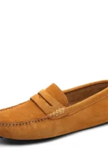 Vincent | Stitched Suede Slip-On Loafers
