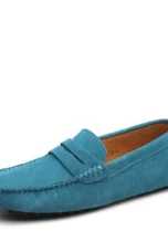Vincent | Stitched Suede Slip-On Loafers