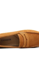 Vincent | Stitched Suede Slip-On Loafers