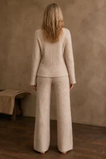 Knit Two Piece Lounge Set back view