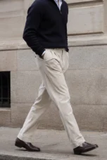 Séraphine | Velvet Straight-Leg Trousers