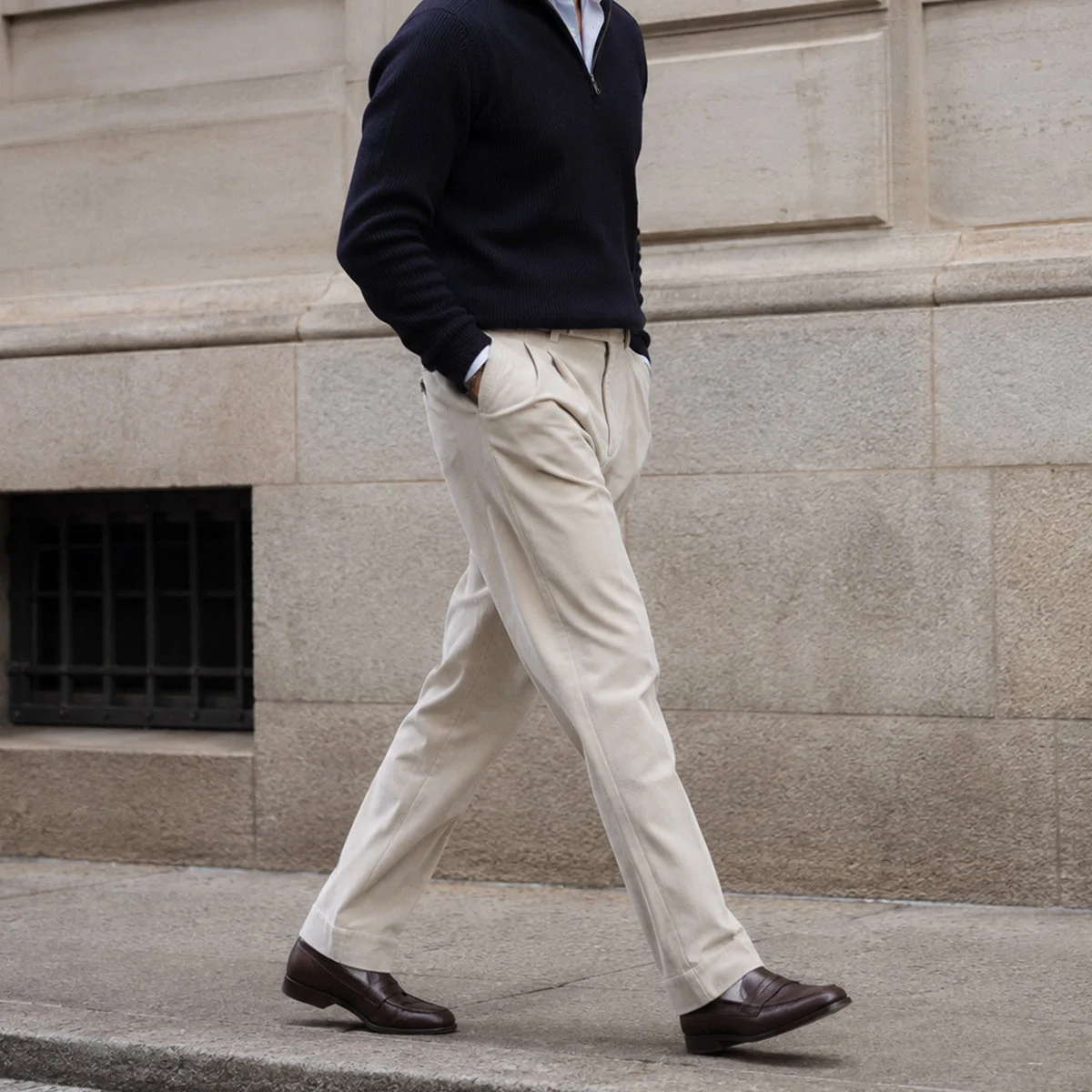 Séraphine | Velvet Straight-Leg Trousers