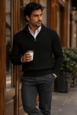 Bonaventure | Cable Knit Half Zip