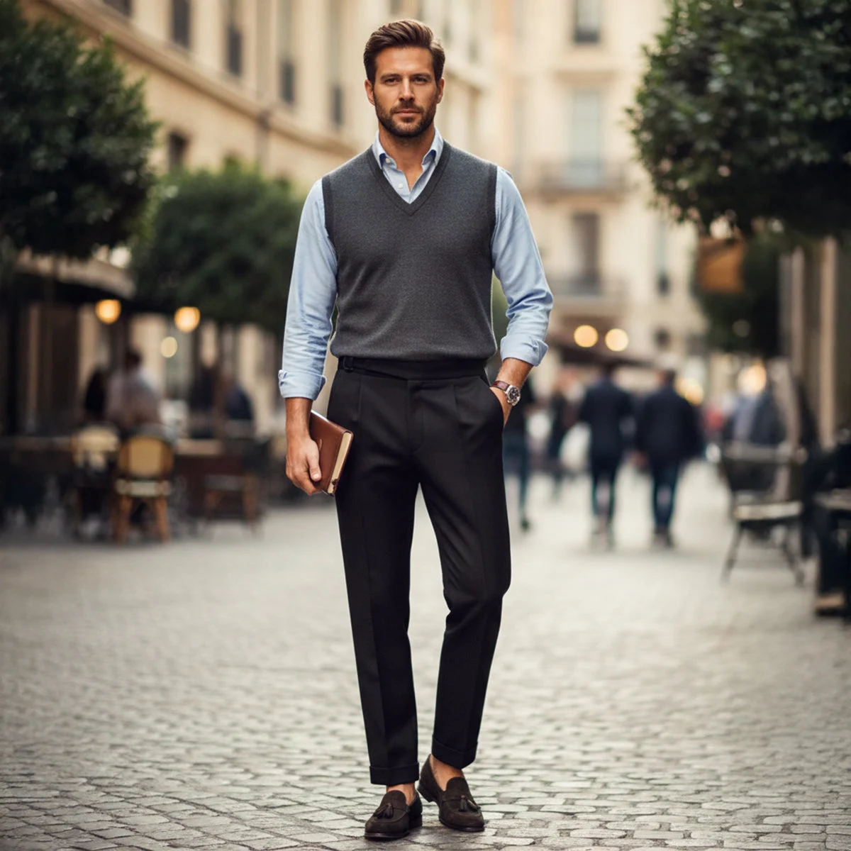 Roberta | Pleated Tailored Trousers