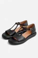 Claudia | Braided Strap Buckle Sandals