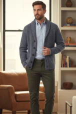 Yves | 100% Cashmere Button Cardigan