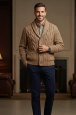 Zacharie | 100% Merino Button Cardigan