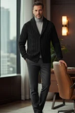 Zacharie | 100% Merino Button Cardigan