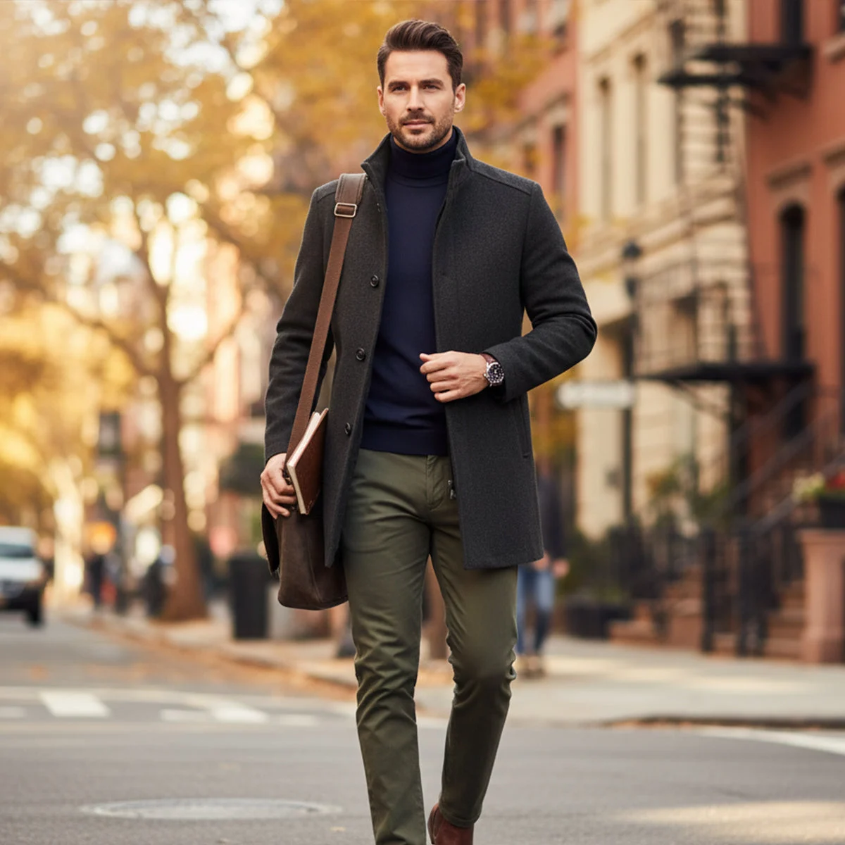 The Bernard | Wool-Blend Insulated Coat