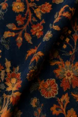 Linen Blend Long Sleeve Dress fabric close-up