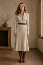 Linnea Knitted Midi Dress