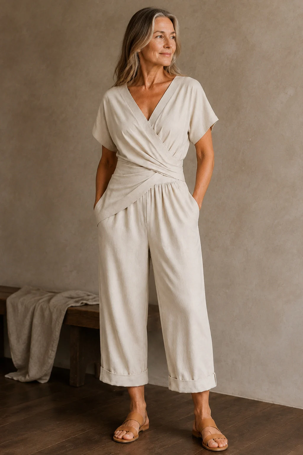 Sally | Draped Chic Dress