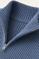 Francois | 100% Cashmere Half Zip Knit