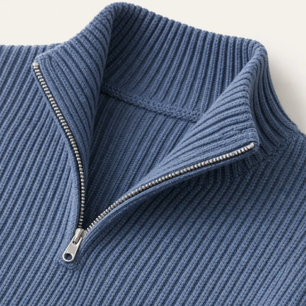 Francois | 100% Cashmere Half Zip Knit