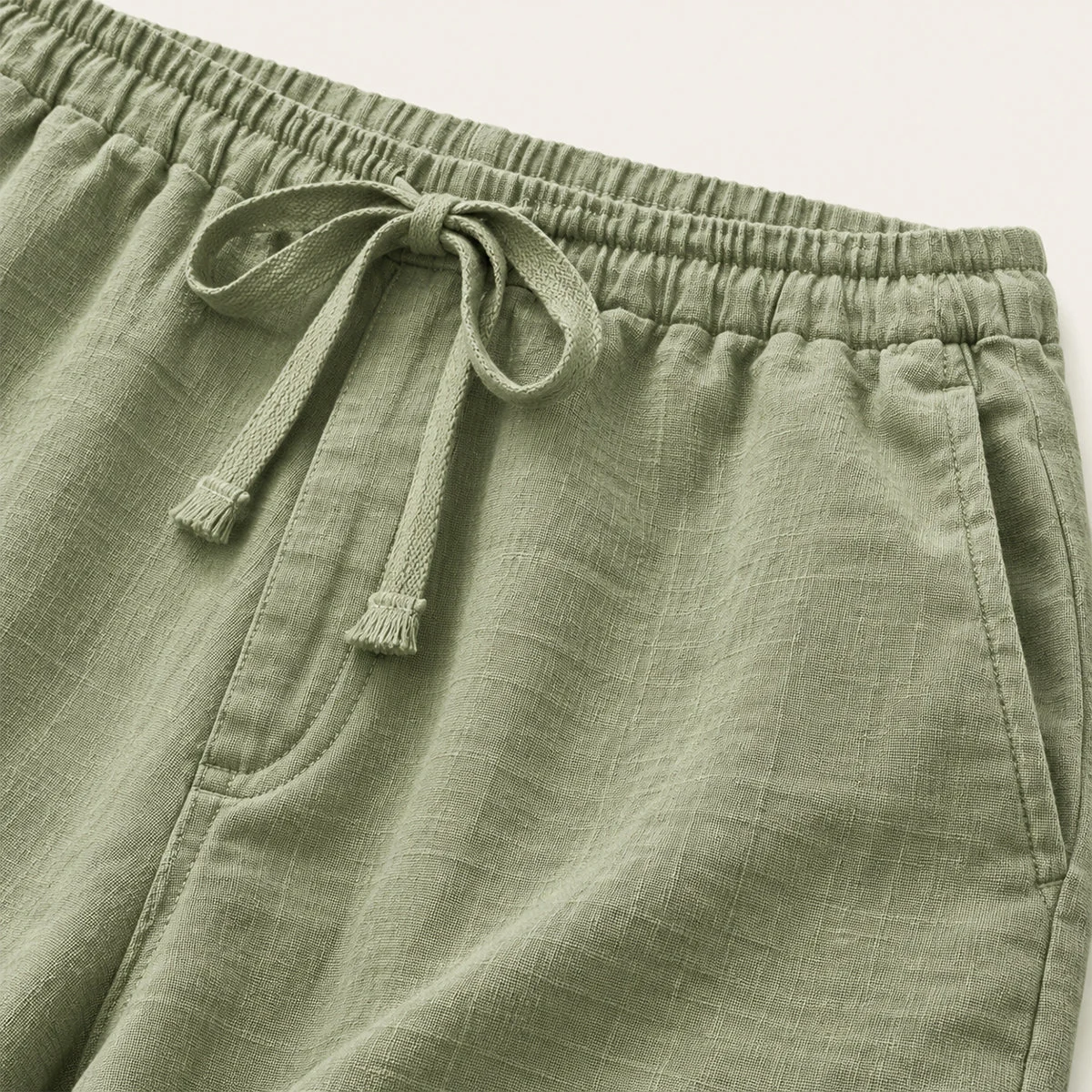 Myrtle | Tapered Linen Blend Trousers