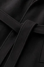 Didier | Wool Blend Belted Wrap Coat