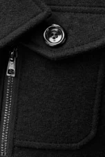 Amedee | Wool Blend Tailored Overcoat