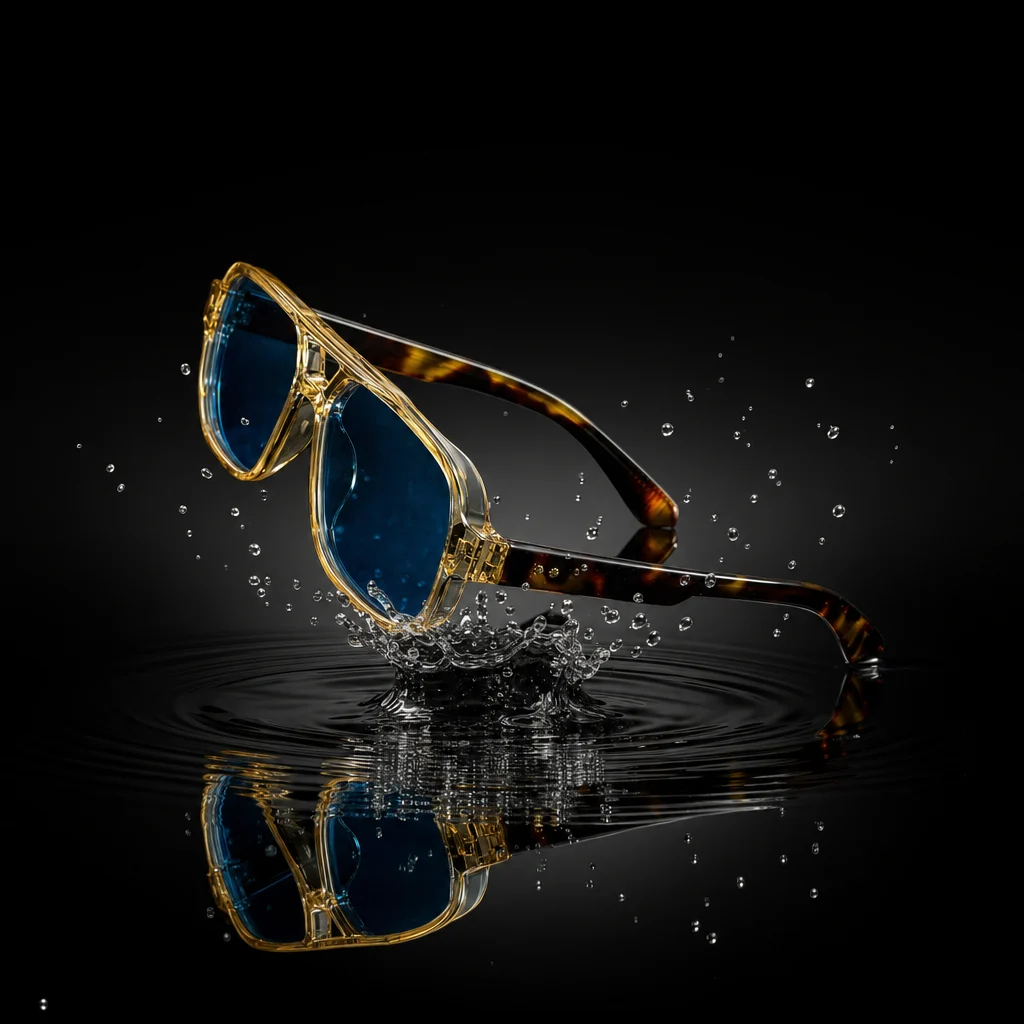 Oversized Square Tinted Sunglasses