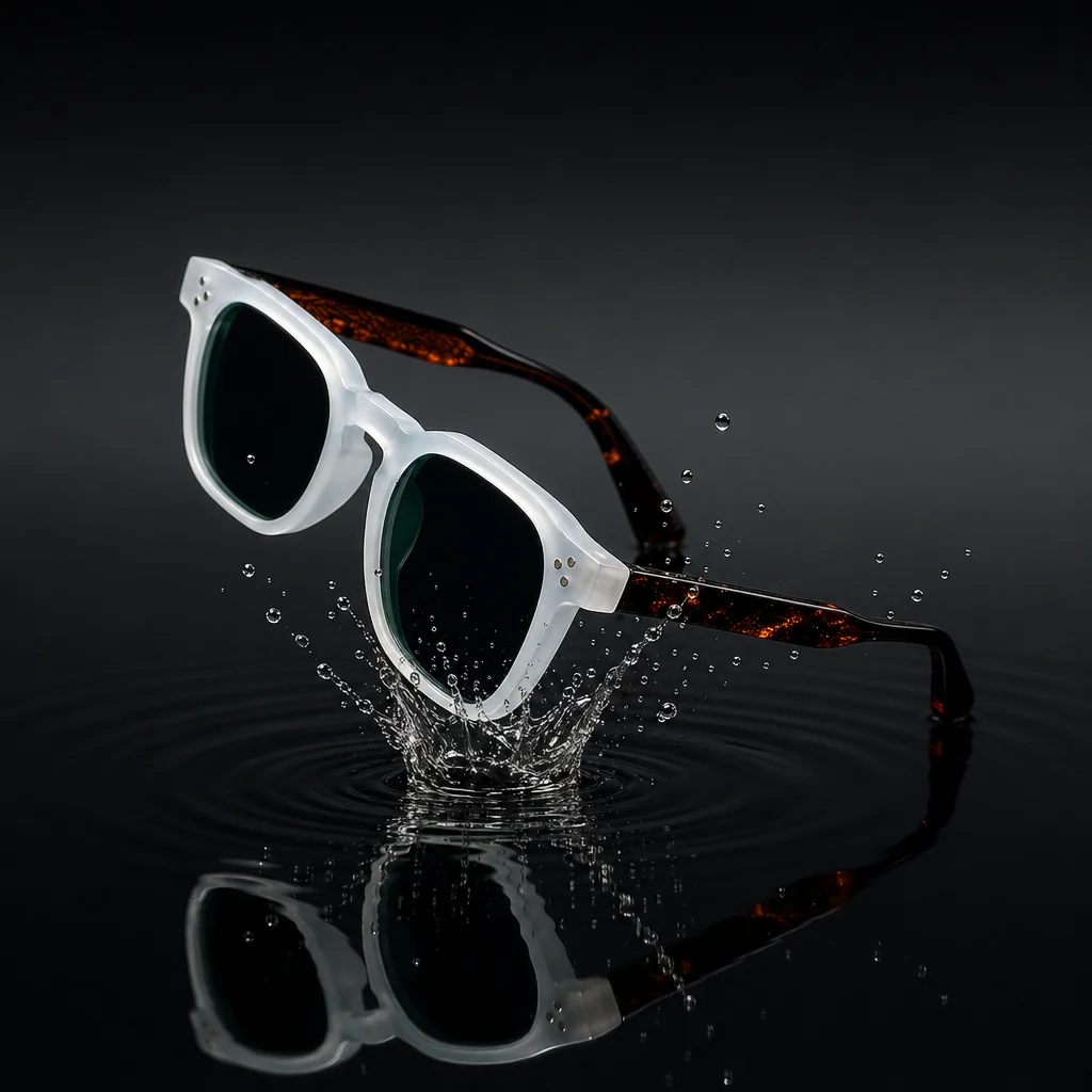 Oversized Acetate Sunglasses, UV400