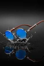 Oval Acetate Sunglasses, UV400