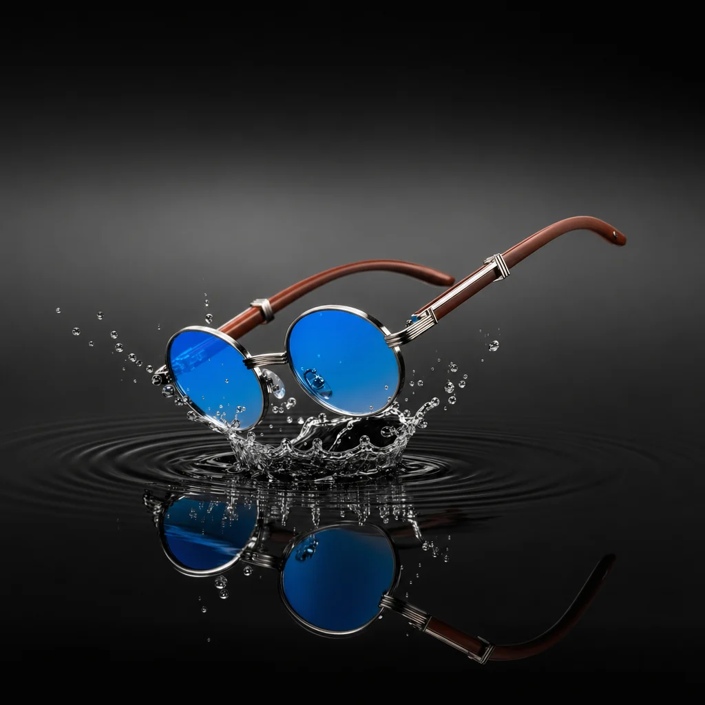 Oval Acetate Sunglasses, UV400