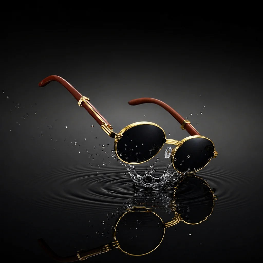 Oval Acetate Sunglasses, UV400
