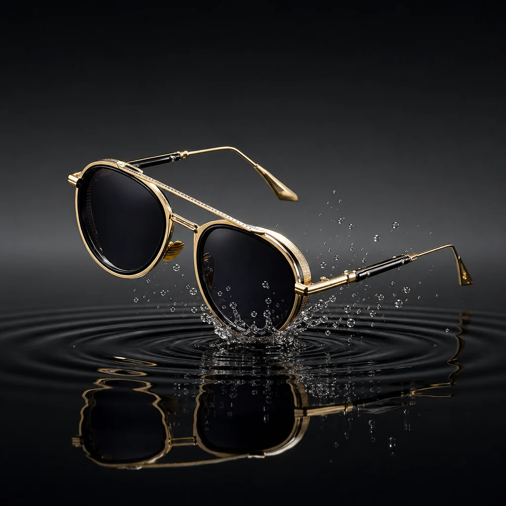 Thick Acetate Retro Sunglasses
