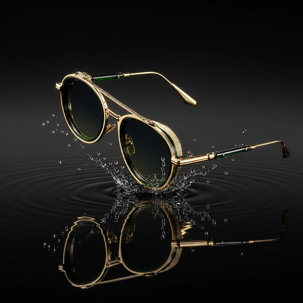 Thick Acetate Retro Sunglasses