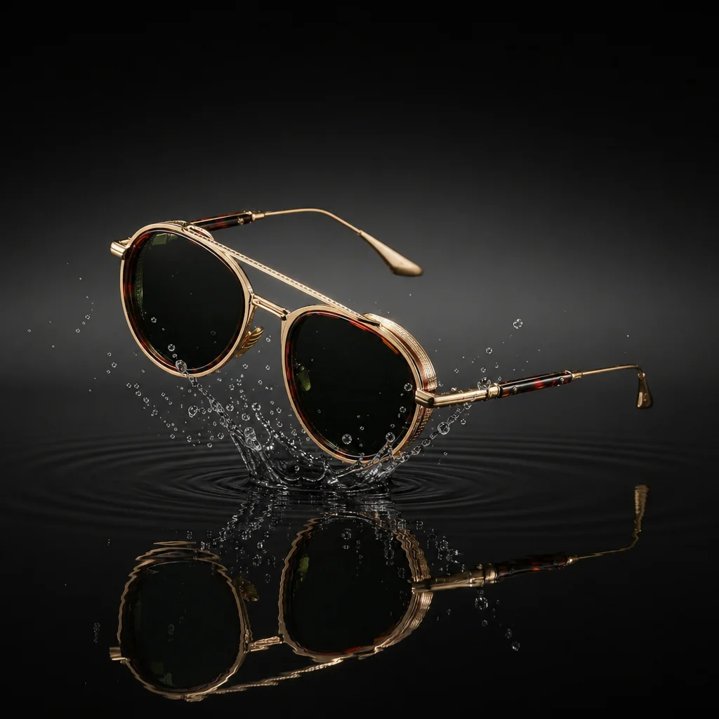 Thick Acetate Retro Sunglasses