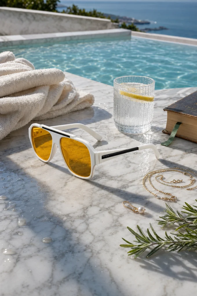 Oversized Square Acetate Sunglasses