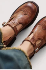 Irene | Low Block Heel Mary Janes