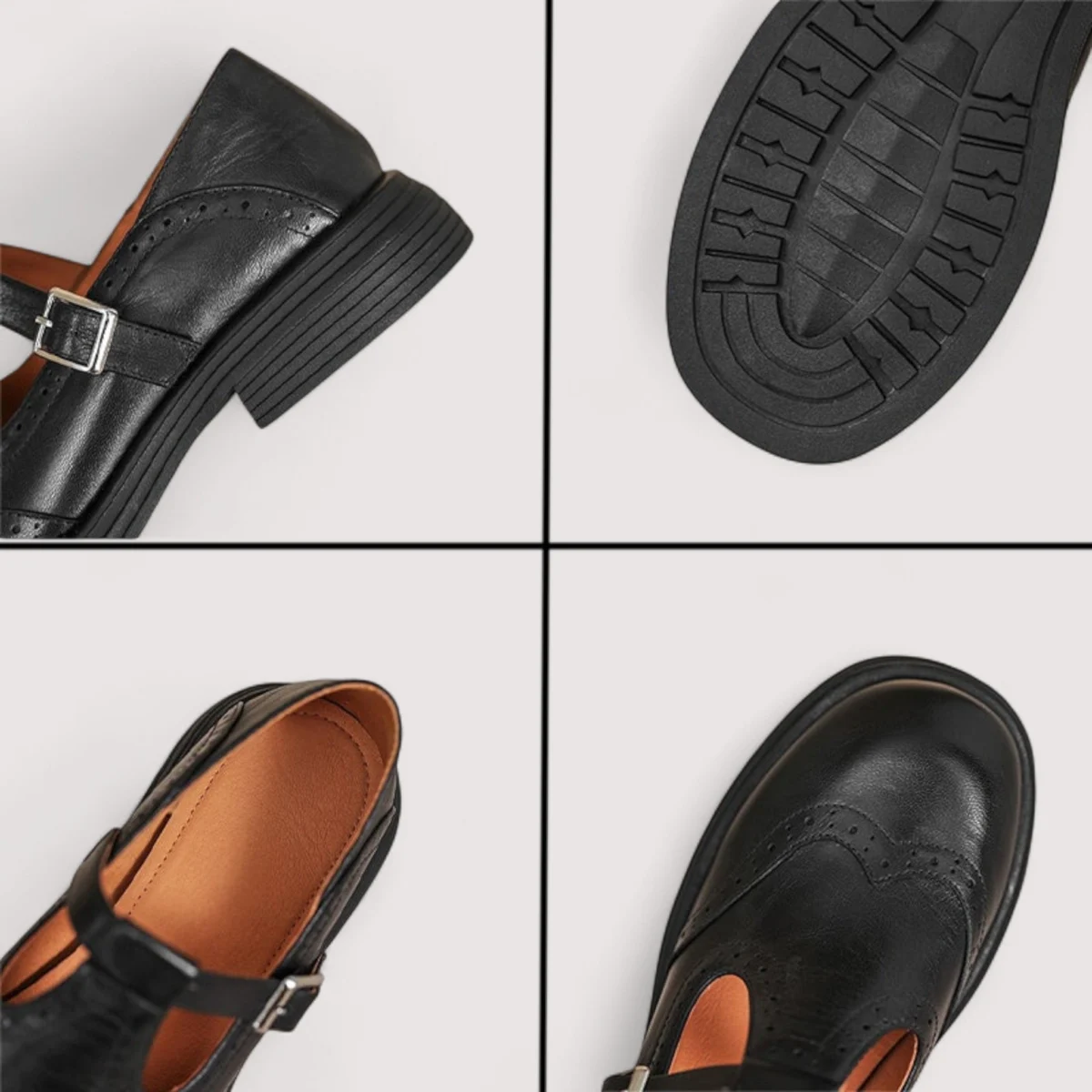 Irene | Low Block Heel Mary Janes