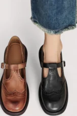 Irene | Low Block Heel Mary Janes