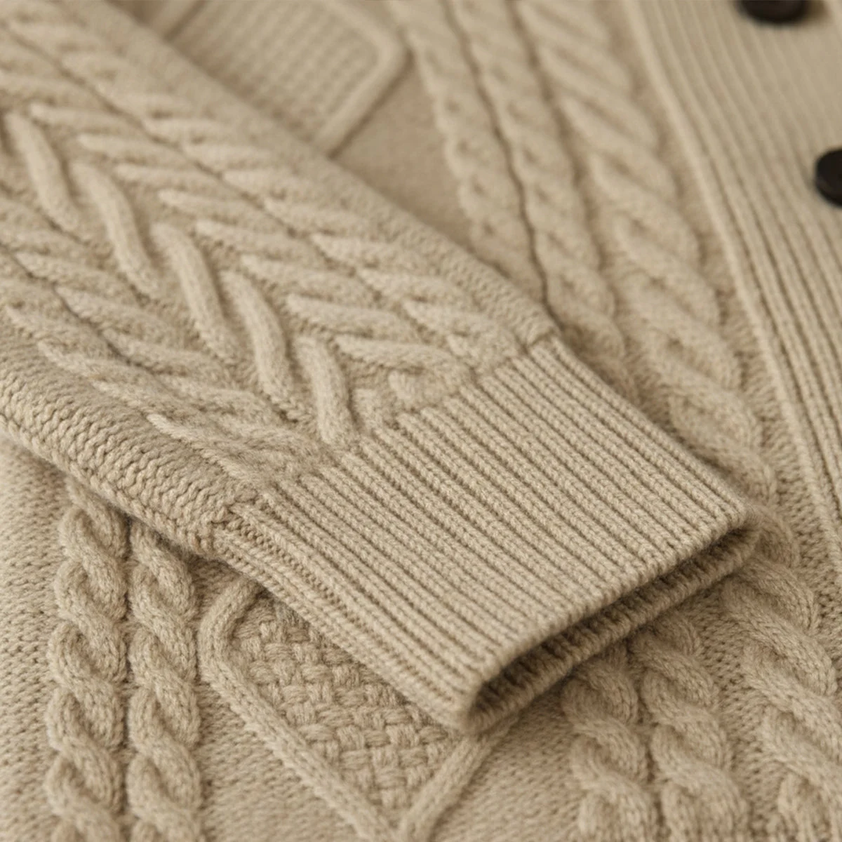 Yves | 100% Cashmere Button Cardigan