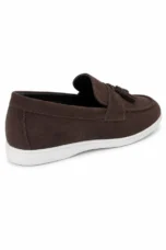 Sabin | Suede Tassel Loafers, Grip Sole