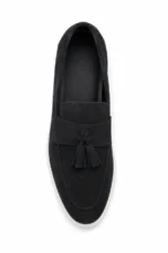 Lazare | Suede Tassel Loafers, Rubber Sole